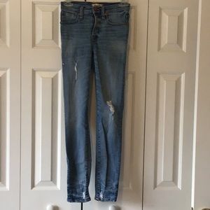 Madewell high rise skinny size 24 jeans